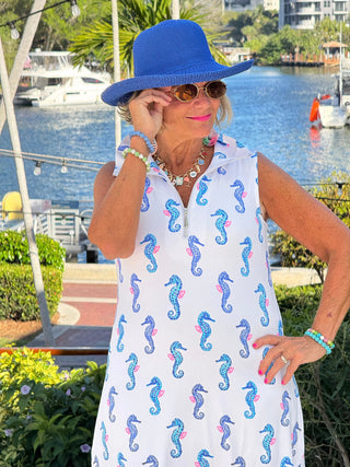 LULU B SHORELINE CHARM ZIPPER SWING DRESS LULU-B