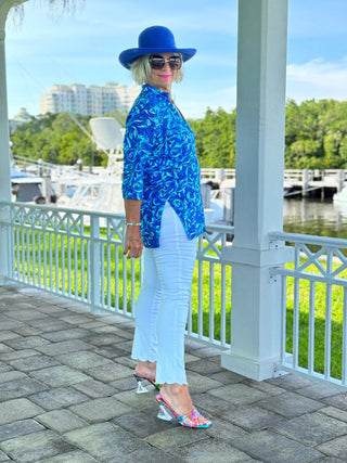 FANTASIA BLUE TUNIC LULU-B