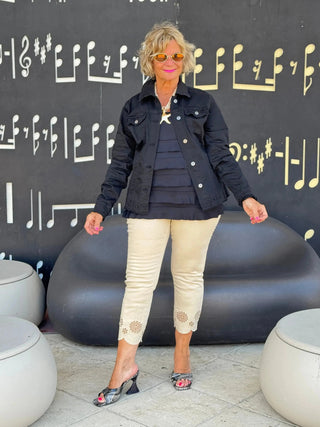 Ethyl Eyelet Elegance Jacket - Eastlake ETHYL JEANS