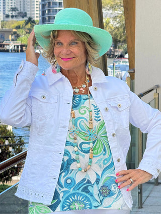 Ethyl Eyelet Elegance Jacket - Delightful ETHYL JEANS