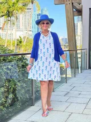 LULU B SHORELINE CHARM RUFFLE DRESS LULU-B