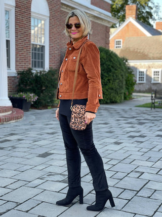 LULU-B  COPPER VELOUR JACKET LULU-B