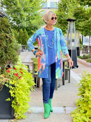 ETHYL SPLASH CARDIGAN ETHYL JEANS