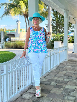 SPLASH OF PINK  CHA CHA TANK LULU-B