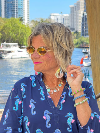 LULU B MIDNIGHT REEF TUNIC LULU-B