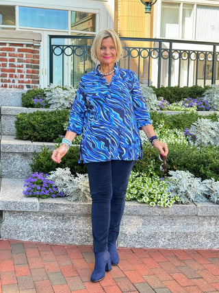 LULU-B SIZZLE BLUE TUNIC Banana Boat