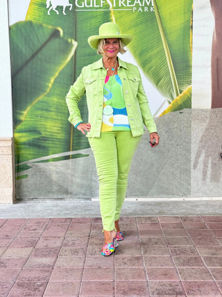 Ethyl Denim Lime Dream Jacket - Love ETHYL JEANS