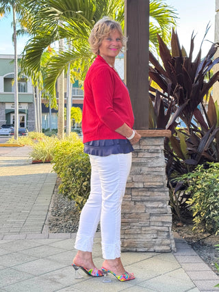 PEYTON RED SHRUG LULU-B