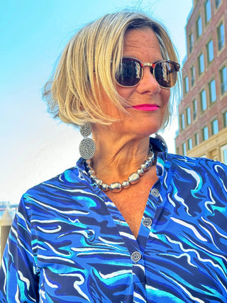 LULU-B SIZZLE BLUE TUNIC Banana Boat