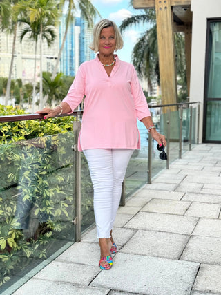 CLEAR PINK TUNIC LULU-B