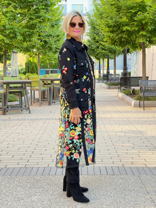 AFTERNOON AT THE GARDEN LACE BLACK DUSTER CATHYS RESORTWEAR