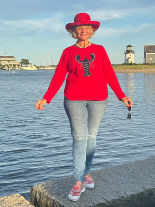 RED LOBSTER SWEATER LULU-B