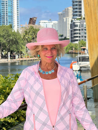 LULU B PINK CHIC FULL ZIPPER JACKET LULU-B