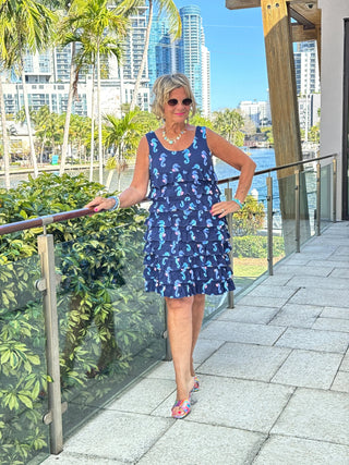 LULU B MIDNIGHT REEF CHA CHA DRESS LULU-B