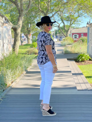 NAUTICAL LANE SHORT SLEEVE LULU-B