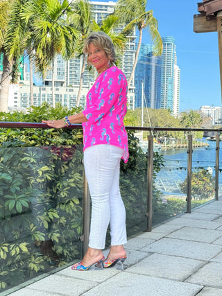 LULU B SEAHORSE BAY ASYMMETRIC TOP LULU-B