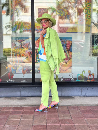 Ethyl V Neck Structured Tee - Nova Cathys Place