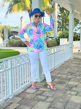 SALINA REEF HALF ZIPPER LULU-B