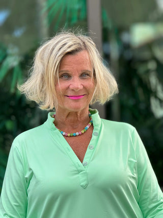 CLEAR LIME TUNIC LULU-B