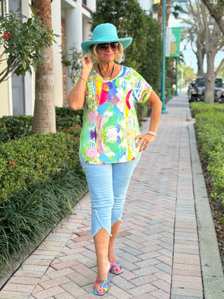 Ethyl Everything Tie Tee - Stage ETHYL JEANS