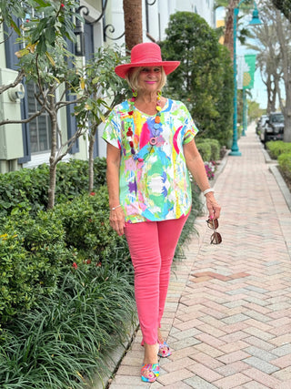 Ethyl The End Game CORAL Pant - ETHYL JEANS