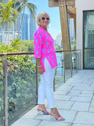 LULU B SEAHORSE BAY TUNIC LULU-B