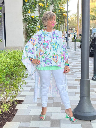 TROPICAL TURTLE TUNIC CATHYS RESORTWEAR