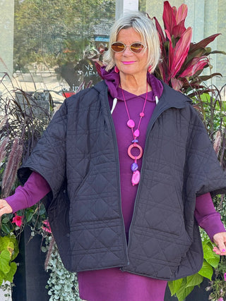 Lulu b kangaroo Cabernet scuba dress LULU-B