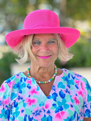 PINK PETALS SHORT SLEEVE TOP LULU-B