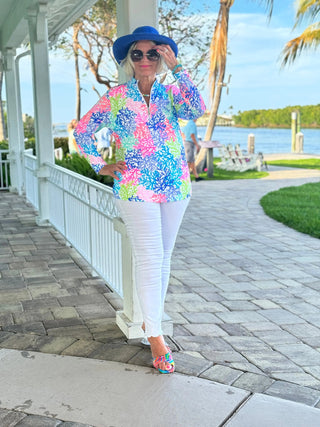 SALINA REEF HALF ZIPPER LULU-B