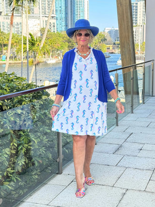 LULU B SHORELINE CHARM RUFFLE DRESS LULU-B