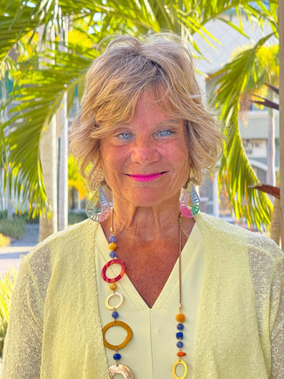 LULU-B CLEAR YELLOW MESH WRAP LULU-B