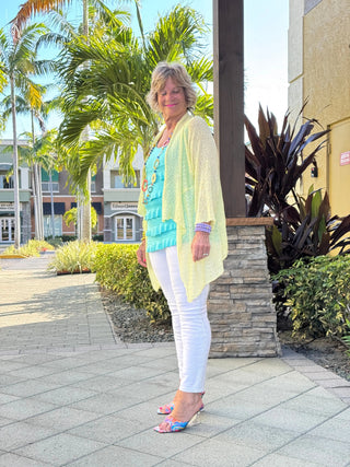 LULU-B CLEAR SUNSHINE RUFFLE WRAP LULU-B