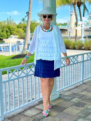 NAVY CHA CHA SKORT LULU-B