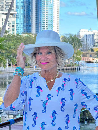 LULU B SHORELINE CHARM NOTCH SLEEVE DRESS LULU-B