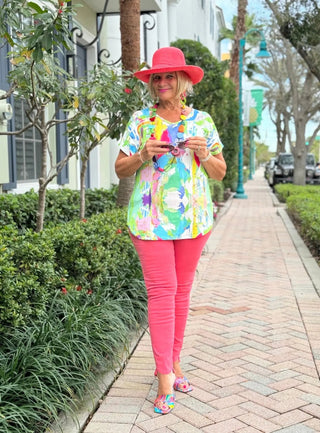 Ethyl The End Game CORAL Pant - ETHYL JEANS