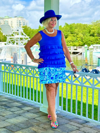 BLUE DREAMING HEARTS CHA CHA SKORT LULU-B