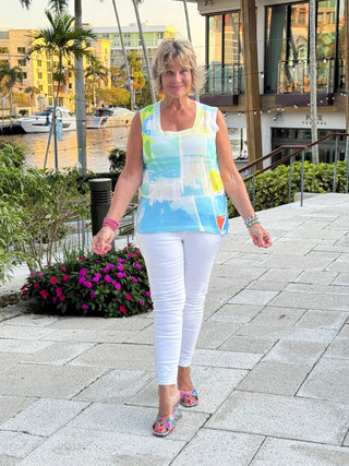 ETHYL CIRCLE OF SUN TANK ETHYL JEANS