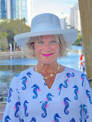 LULU B SHORELINE CHARM NOTCH SLEEVE DRESS LULU-B