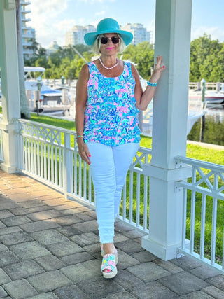 SPLASH OF PINK  CHA CHA TANK LULU-B