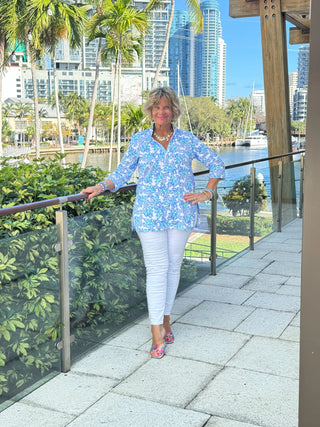 LULU B CORAL BREEZE TUNIC LULU-B