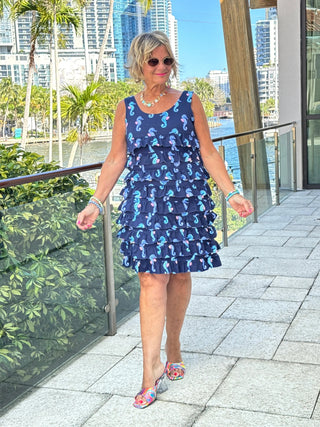 LULU B MIDNIGHT REEF CHA CHA DRESS LULU-B