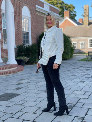 LULU-B CREAM VELOUR JACKET LULU-B