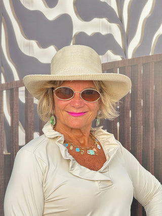 LULU-B STONE RUFFLE TOP LULU-B