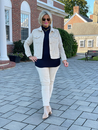 LULU-B STONE VELOUR PANTS LULU-B