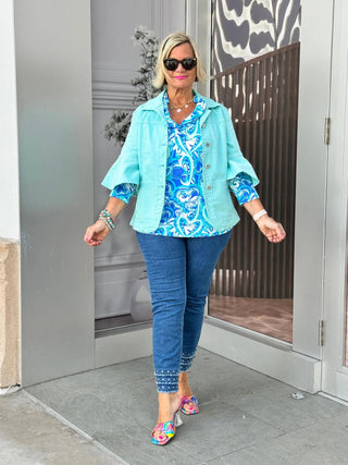Ethyl Easy Going Jacket - Seafoam ETHYL JEANS