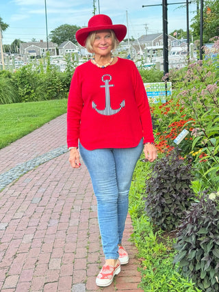 RED LOBSTER SWEATER LULU-B