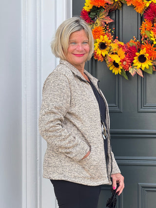 OATMEAL TWEED JACKET Cathys Place