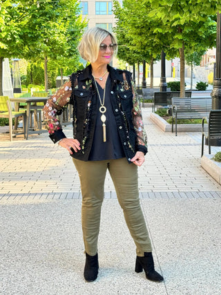 Ethyl The End Game OLIVE Pant - Intrinsic ETHYL JEANS