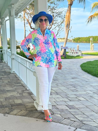 SALINA REEF HALF ZIPPER LULU-B